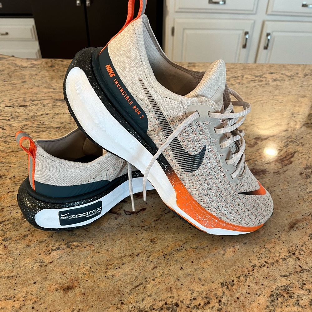 Nike ZoomX Invincible Run Flyknit 3 FK Running Shoes Orange Black FQ8720-140